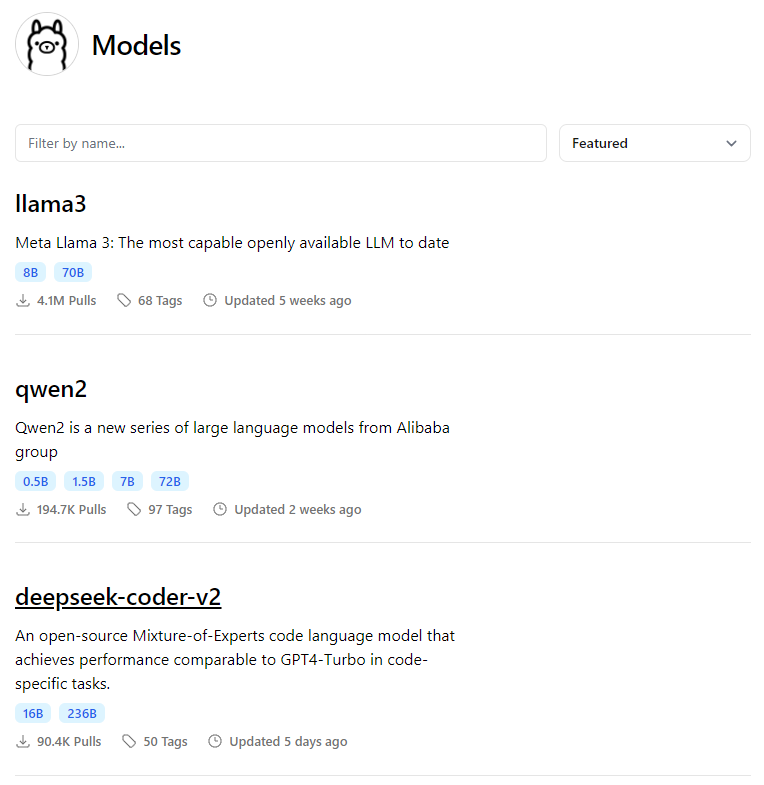 Ollama Models